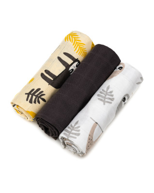 T-TOMI Cloth diapers TETRA HIGH QUALITY Sloths
