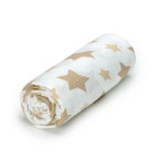 T-TOMI Big bamboo towel Beige stars 
