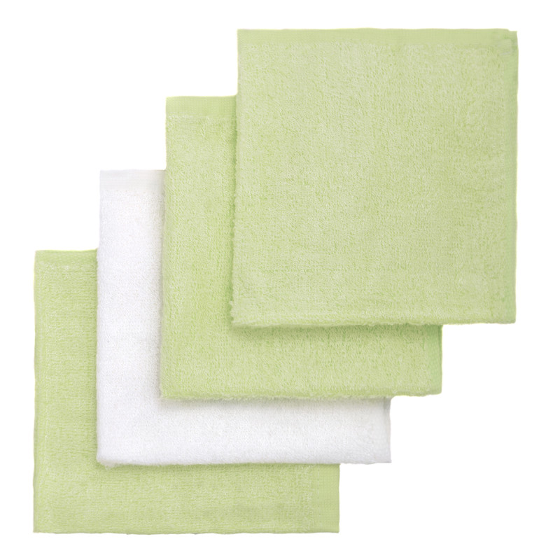 T-TOMI Bamboo baby washcloths Green