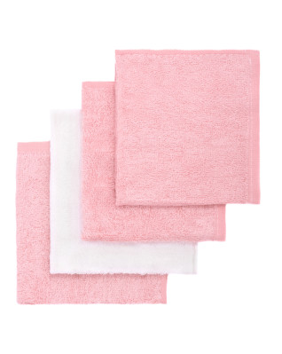 T-TOMI Bamboo baby washcloths Pink
