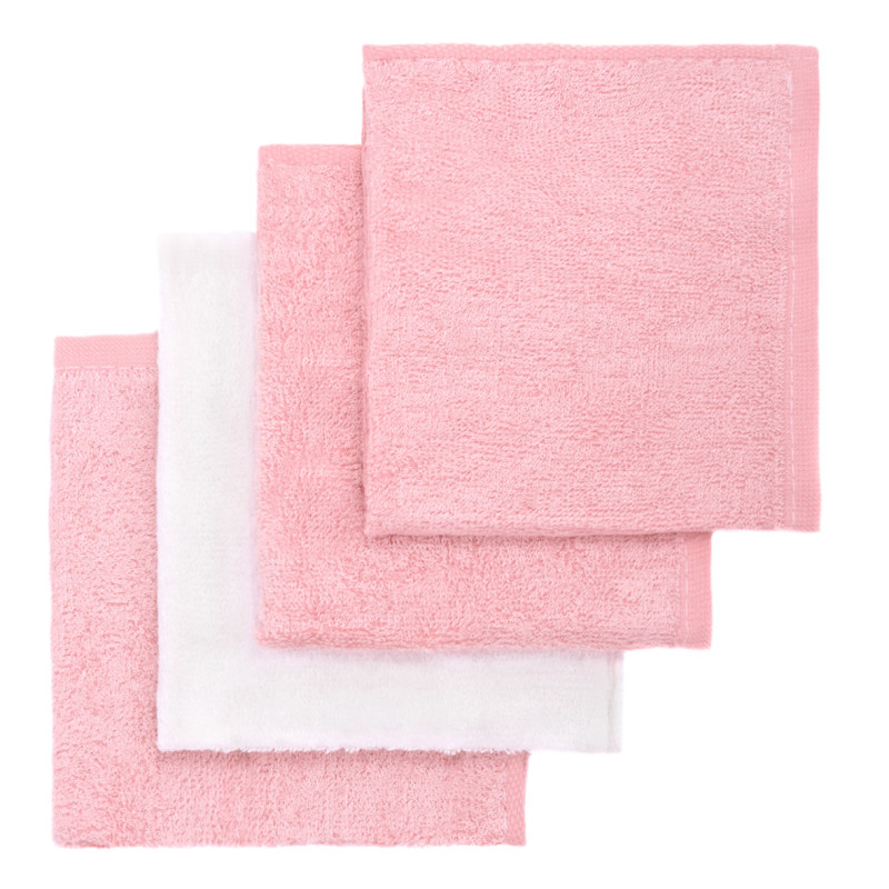 T-TOMI Bamboo baby washcloths Pink