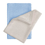 T-TOMI Bamboo baby washgloves Natur + Blue