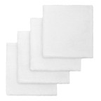 T-TOMI Bamboo baby washcloths White